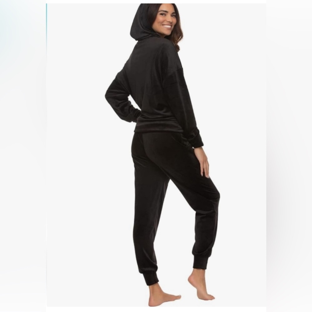 🖤Felina Velour Hoodie and Jogger Set Black Size XL - Picture 2 of 6